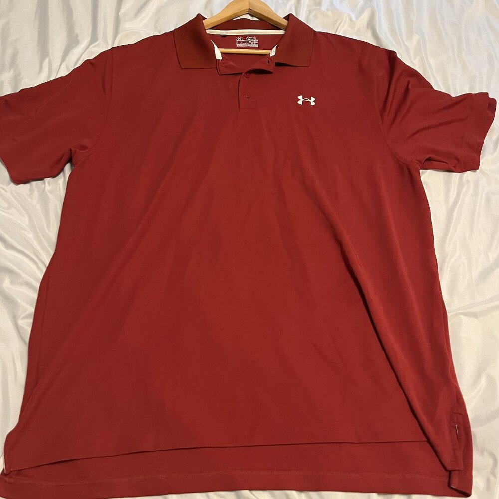 Under Armour Red Men's Polo Shirt
